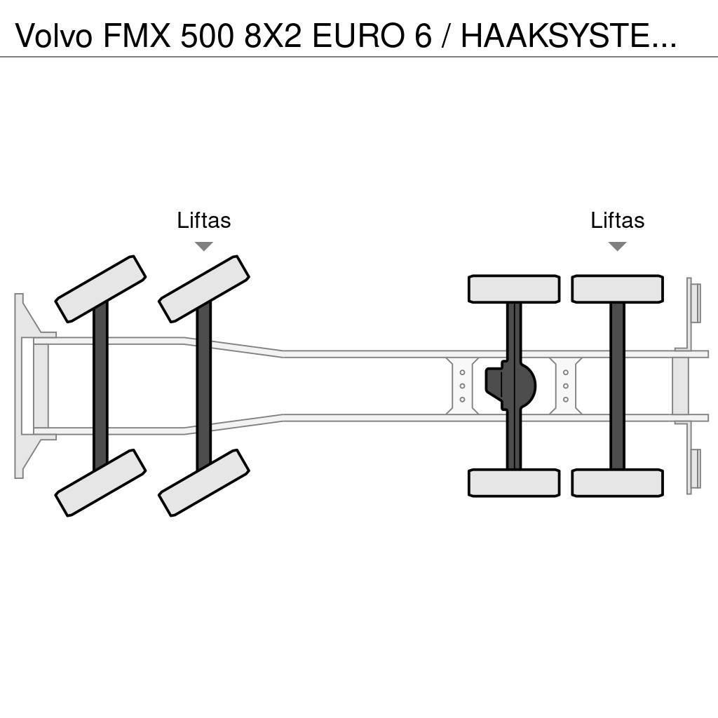 Volvo FMX 500 8X2 EURO 6 / HAAKSYSTEEM / PERFECT CONDITI Camion ampliroll