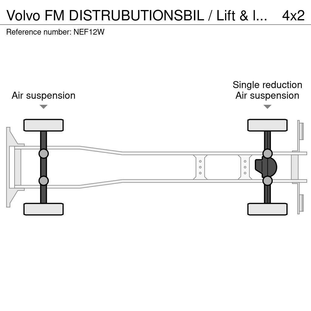Volvo FM DISTRUBUTIONSBIL / Lift & lucka. Camion Fourgon