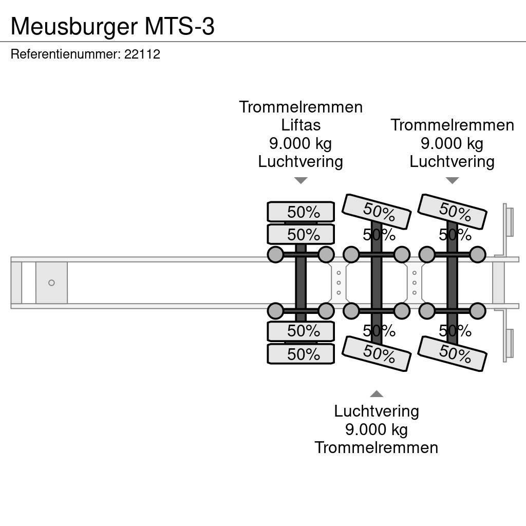 Meusburger MTS-3 Semi remorque surbaissée