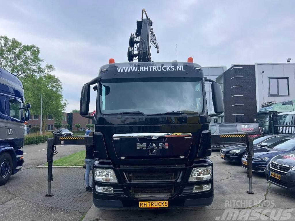 MAN TGS 35.440 8X2-4 + HIAB 220C-5 REMOTE + CABLE LIFT Camion ampliroll
