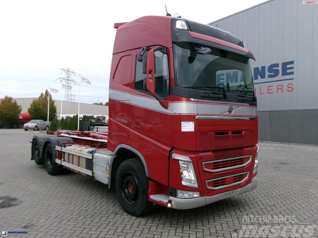 Volvo FH 540 6X2 Euro 6 container hook 21 t Camion ampliroll