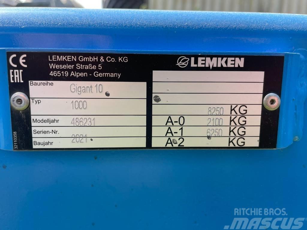 Lemken System Trac Gigant 10/1000 System-Kompaktor Déchaumeur, cultivateur