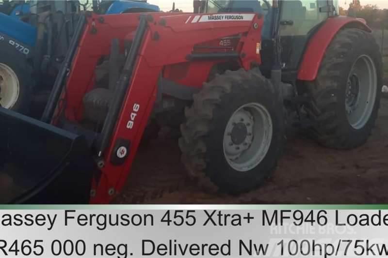 Massey Ferguson 455 Xtra + MF 946 loader - 100hp / 75kw Tracteur