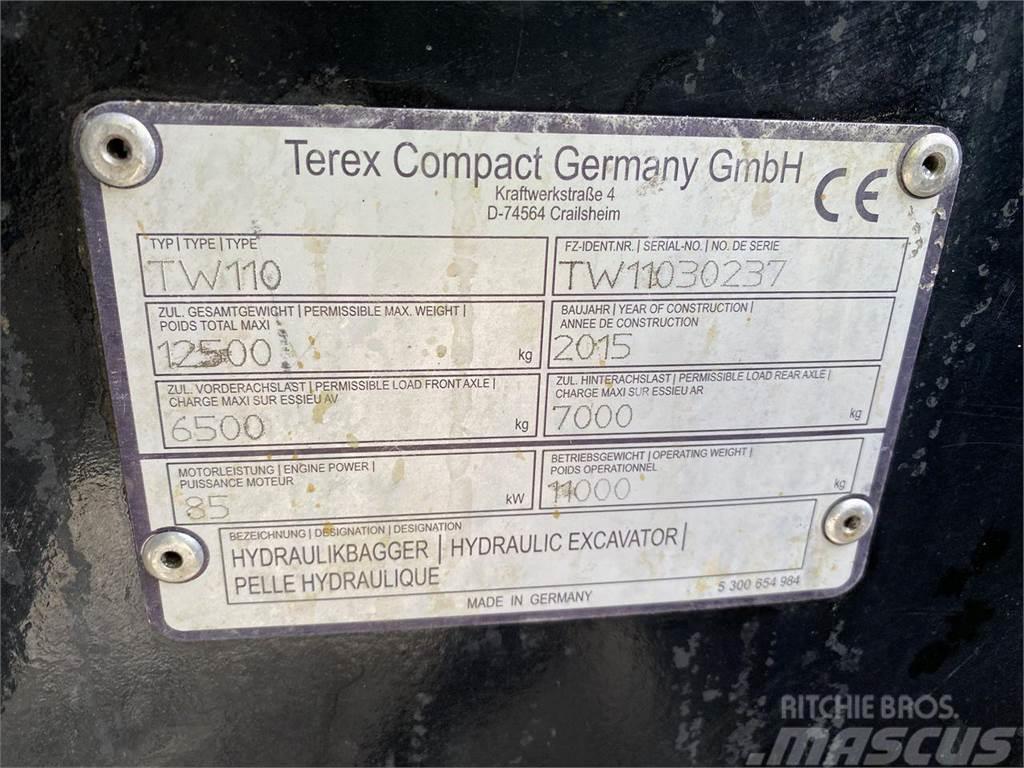 Terex TW110 Pelle sur pneus