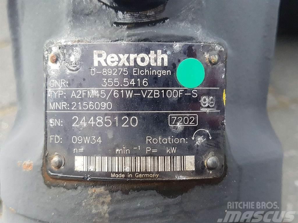 Rexroth A2FM45/61W-R902156090-Drive motor/Fahrmotor Hydraulique
