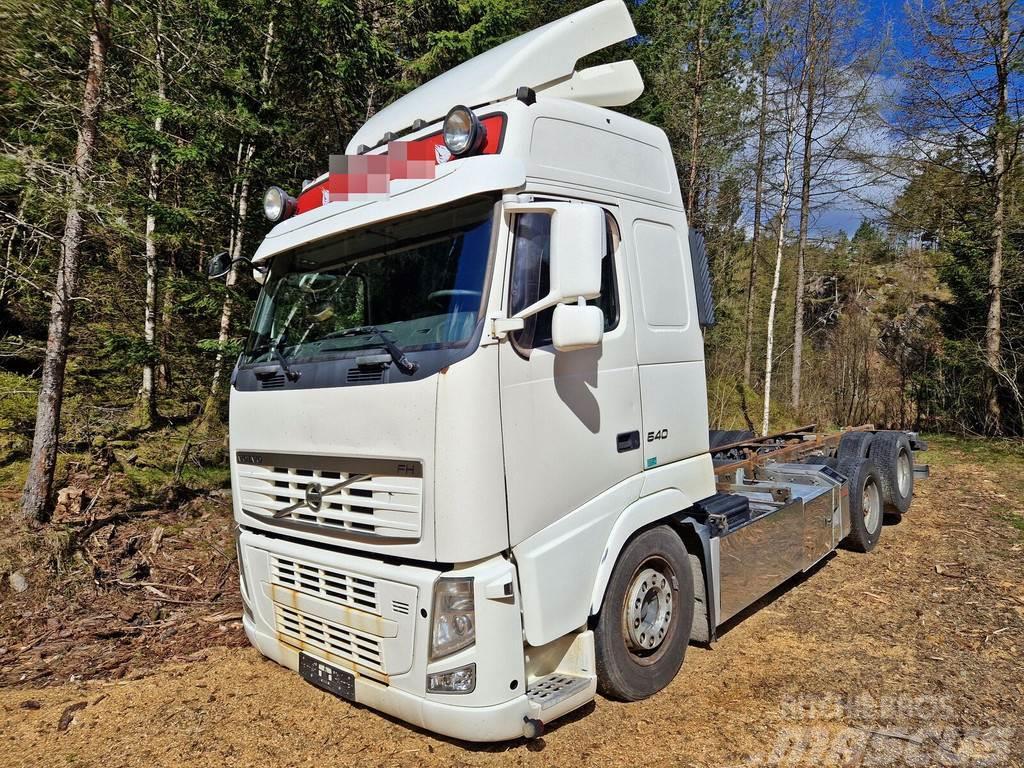 Volvo FH13 540 *6x2 *RETARDER *CHASSIS *VIDEO Châssis cabine