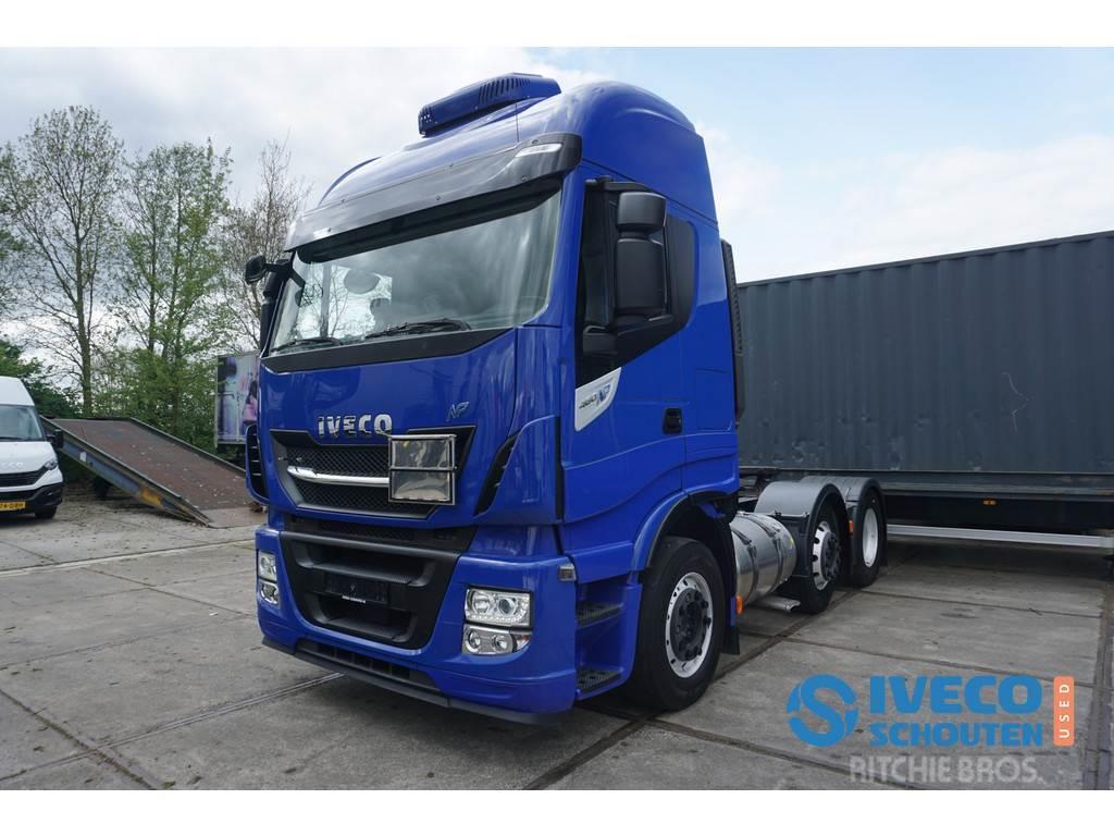 Iveco Stralis AS440S46TX/P NG LNG | 6X2 | Retarder | 4 p Tracteur routier