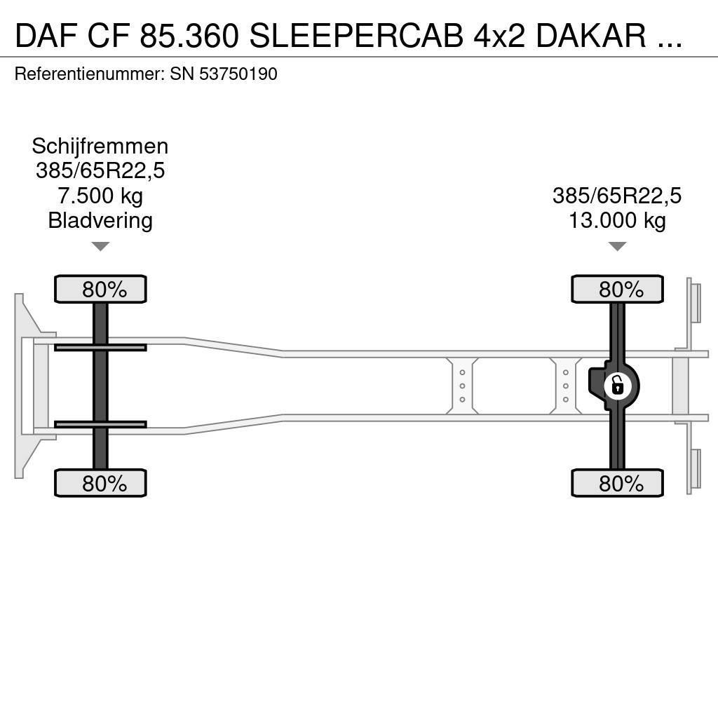 DAF CF 85.360 SLEEPERCAB 4x2 DAKAR EDUCATION TRUCK (ZF Camion Fourgon