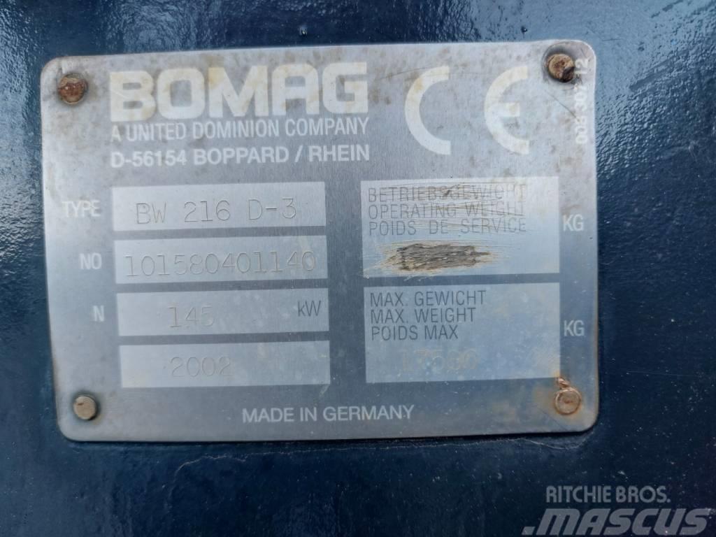 Bomag BW 216 D-3 Rouleaux monocylindre