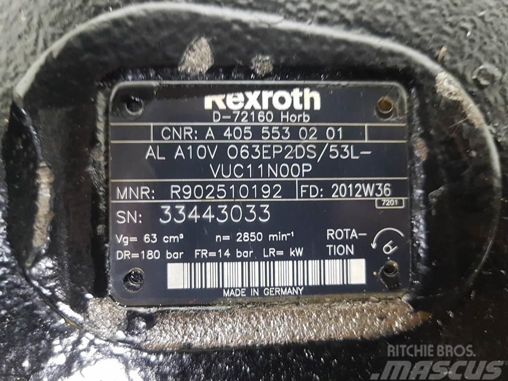Rexroth ALA10VO63EP2DS/53L - Load sensing pump Hydraulique