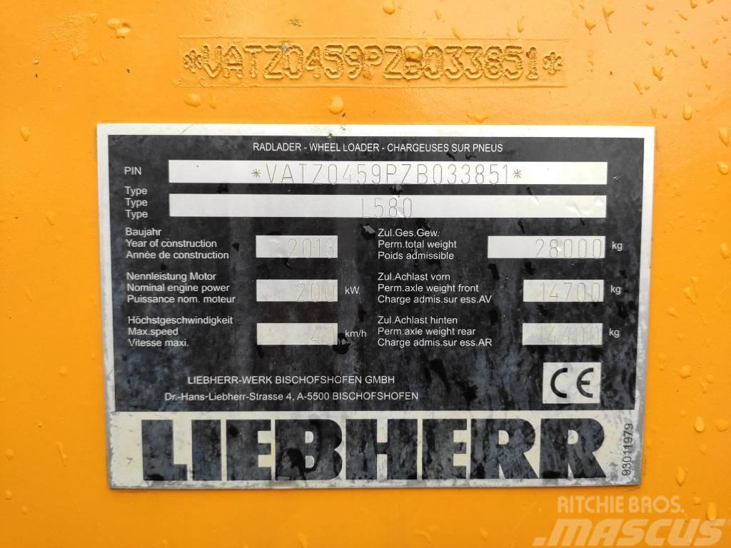 Liebherr L580 2plus2 Bj 2013' Chargeuse sur pneus