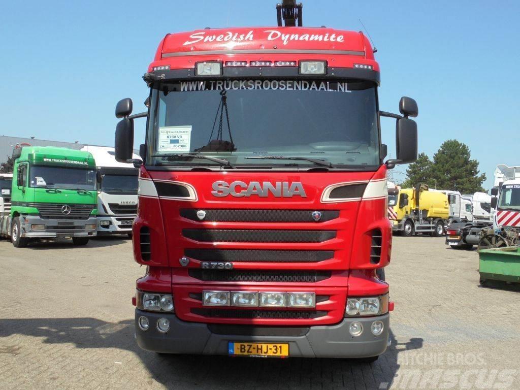 Scania R730 V8 + Euro 5 + Loglift 115Z + 6X4 + DISCOUNTED Grues tout terrain