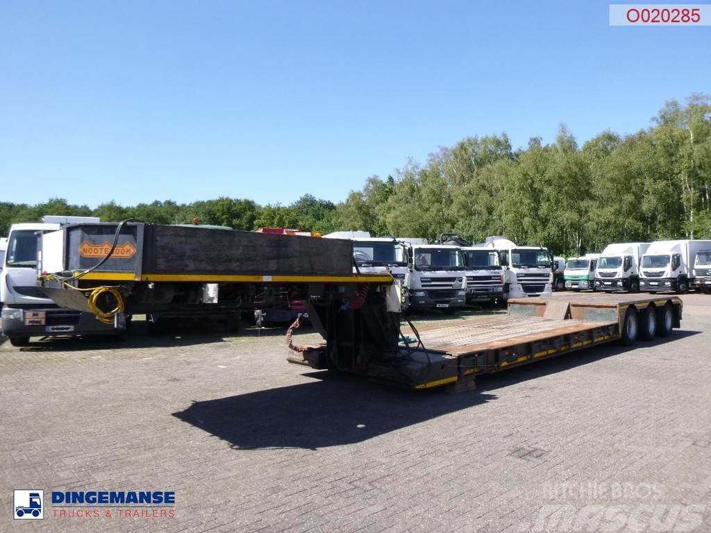 Nooteboom 3-axle lowbed trailer 33 t / extendable 8.5 m Semi remorque surbaissée
