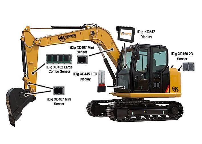  iDig NEW XD611 Touch 2D Excavator Grade Control Sy Autres accessoires