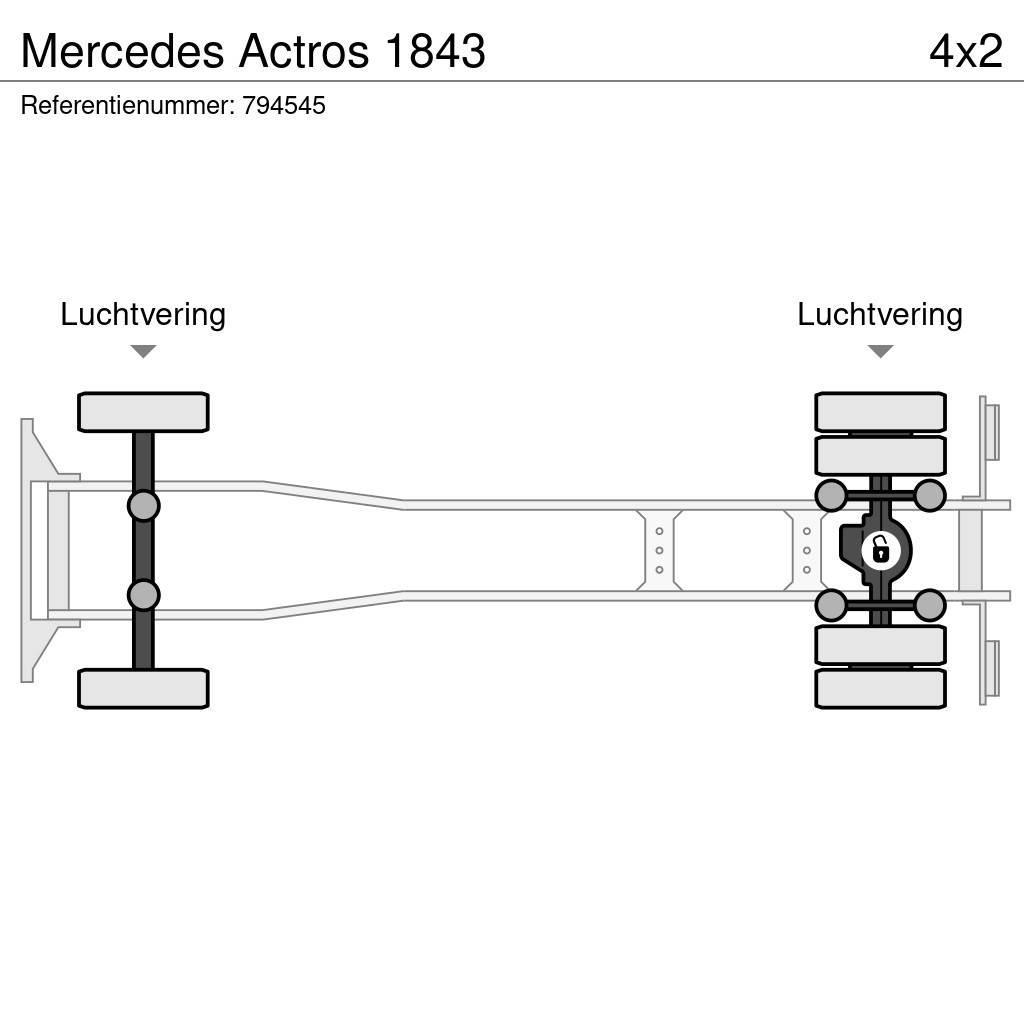 Mercedes-Benz Actros 1843 Camion plateau