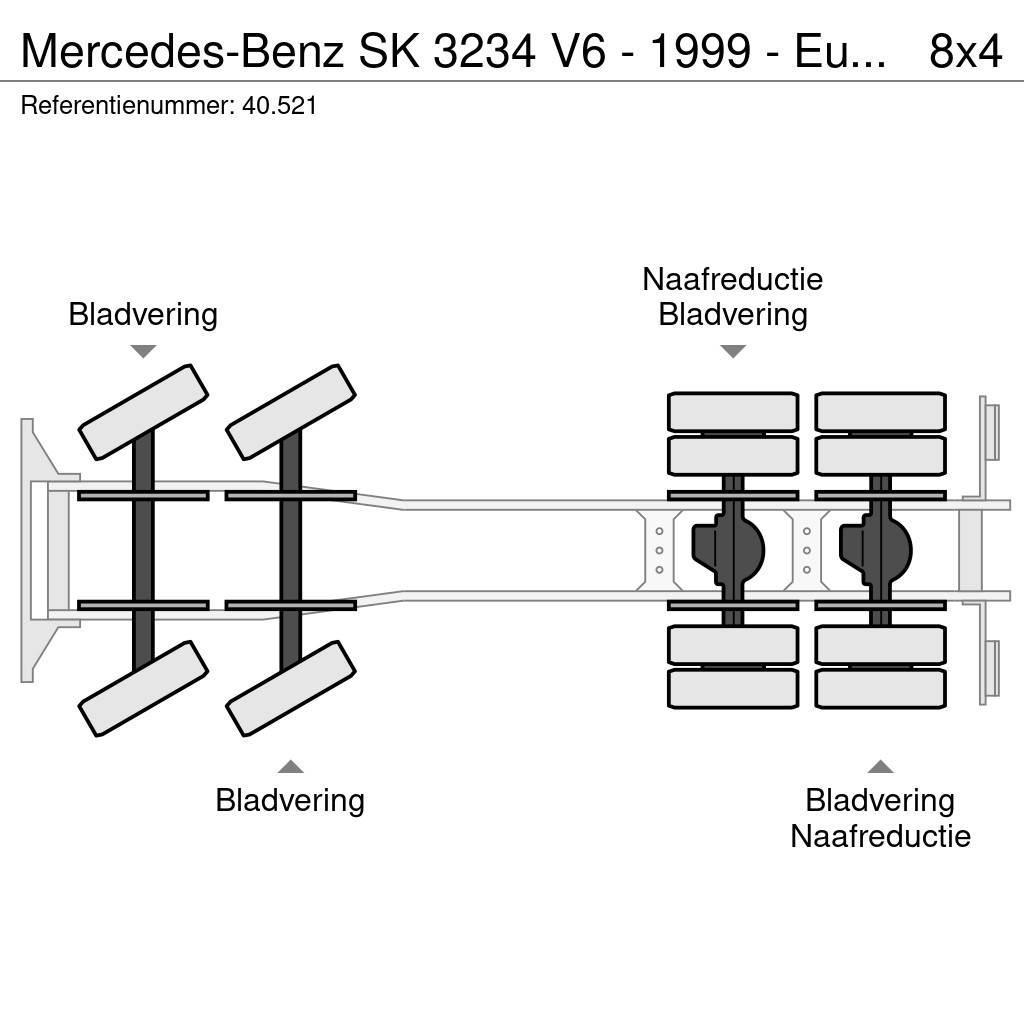 Mercedes-Benz SK 3234 V6 - 1999 - Euro 2 - Big Axles - Full stee Châssis cabine