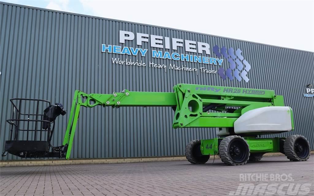 Niftylift HR28 HYBRIDE 4x4 Hybrid, 4x4 Drive, 28m Working He Nacelles articulées