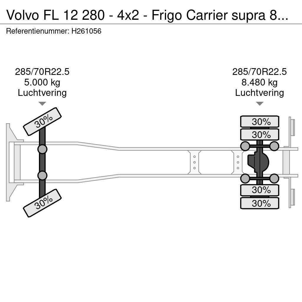 Volvo FL 12 280 - 4x2 - Frigo Carrier supra 850 MT - Zep Camion frigorifique