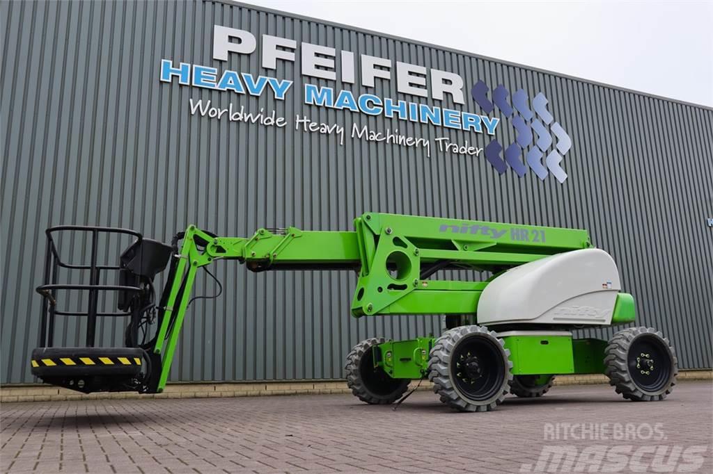 Niftylift HR21E 2WD Electric, 4x2 Drive, 21m Working Height, Nacelles articulées