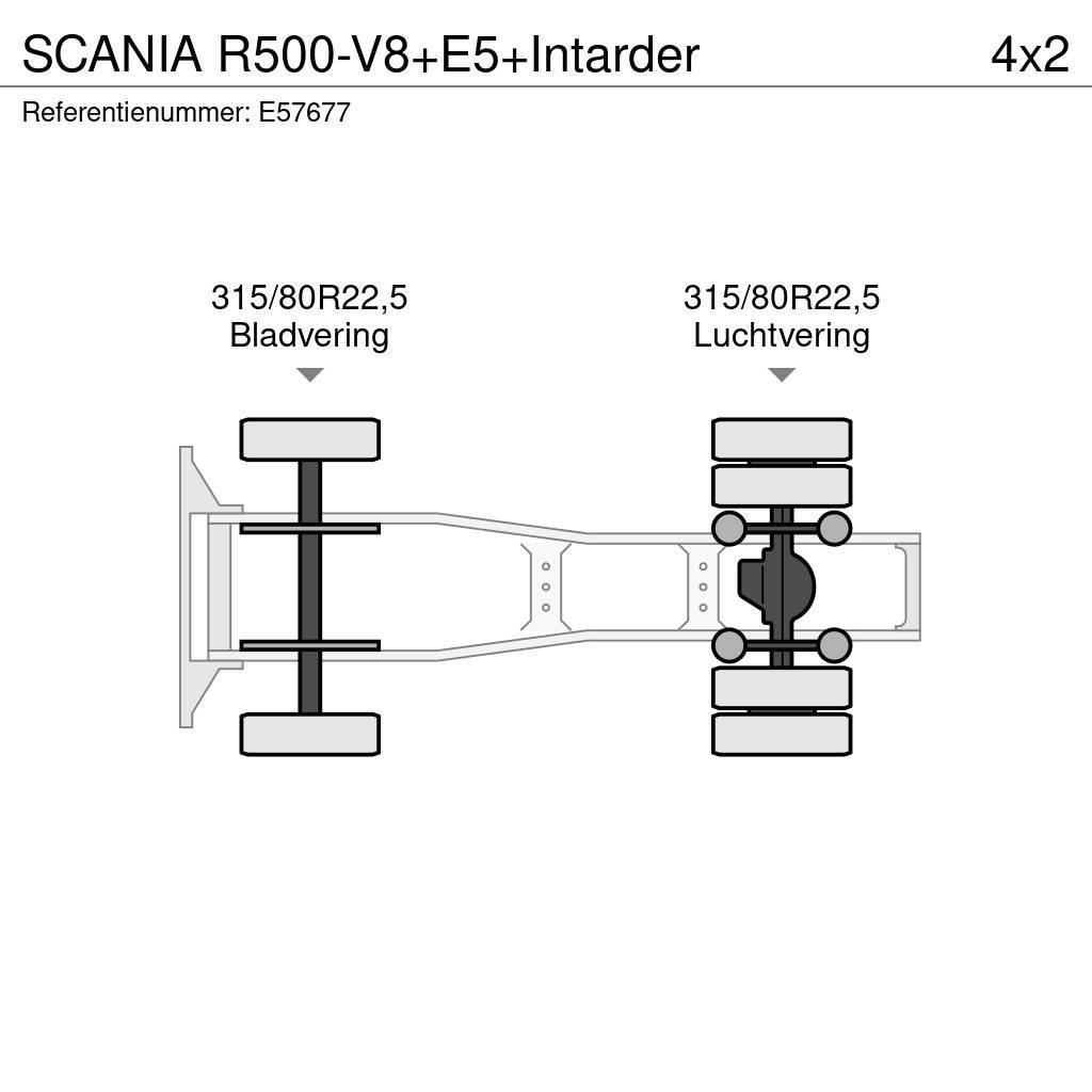 Scania R500-V8+E5+Intarder Tracteur routier