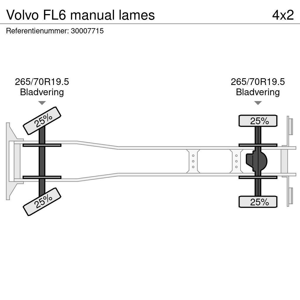 Volvo FL6 manual lames Châssis cabine