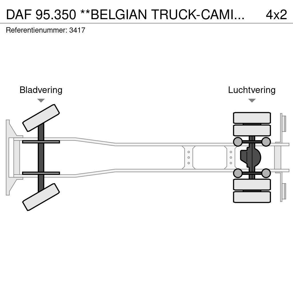 DAF 95.350 **BELGIAN TRUCK-CAMION BELGE** Camion Fourgon