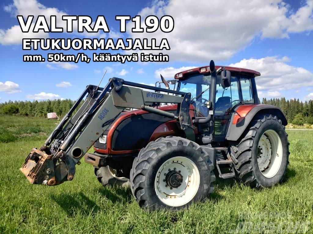 Valtra T190 HiTech etukuormaajalla - VIDEO Tracteur