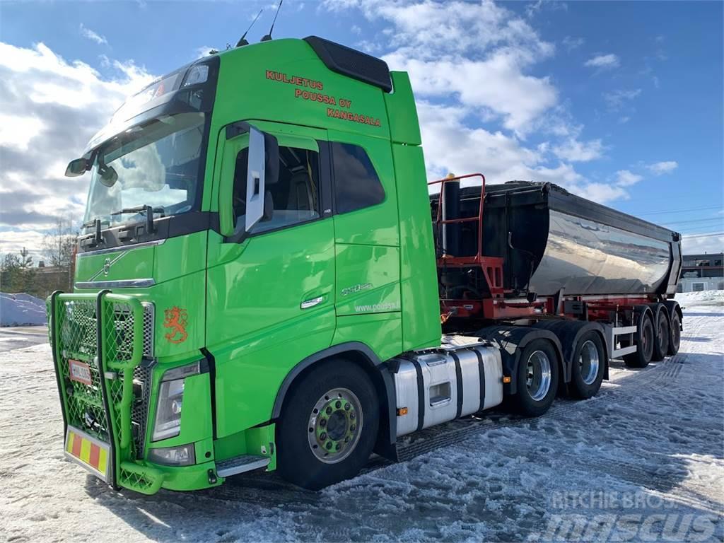 Volvo FH16 650 6x4 + Asfaltti kärry Tracteur routier