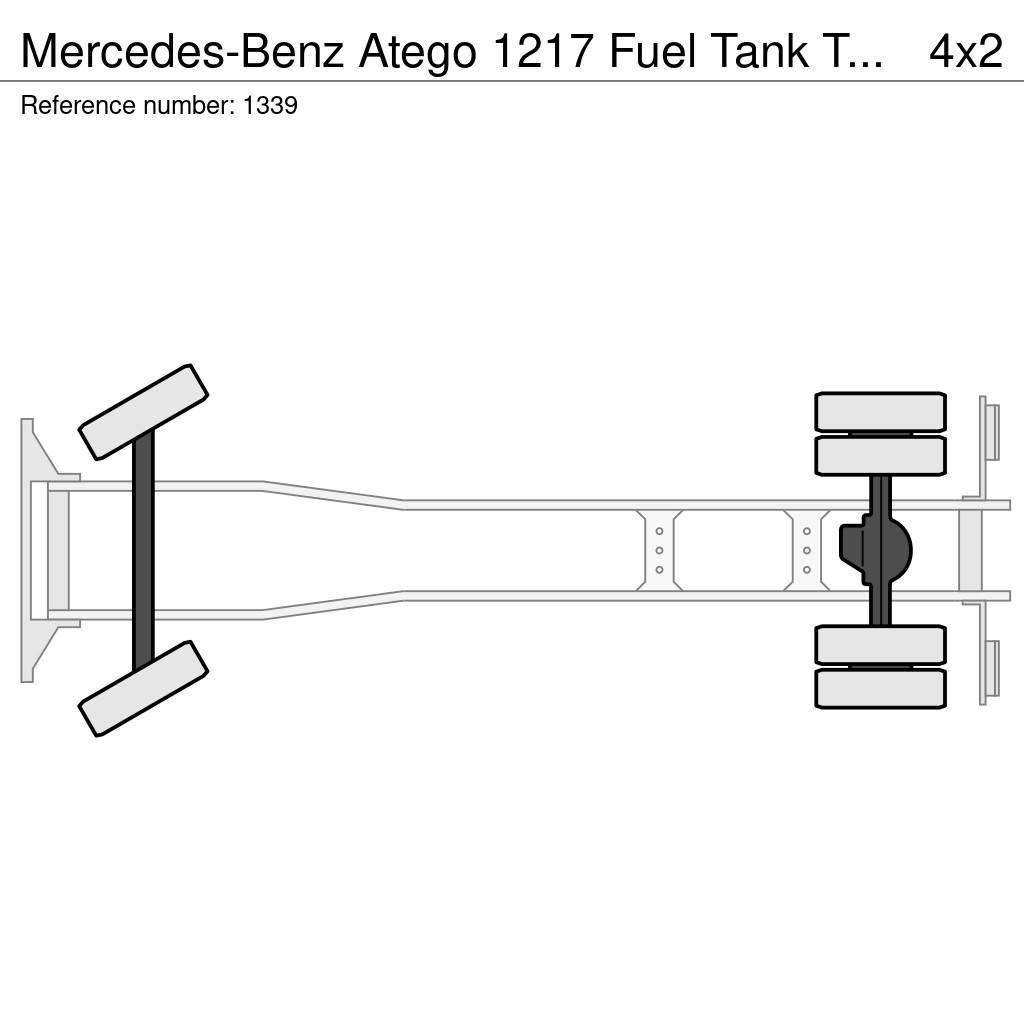 Mercedes-Benz Atego 1217 Fuel Tank Truck 9.000 Liters Manuel Gea Motrici cisterna