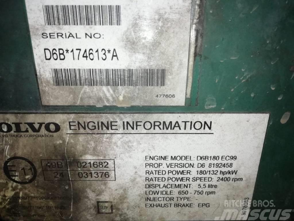 Volvo Engine D6B180 Moteur