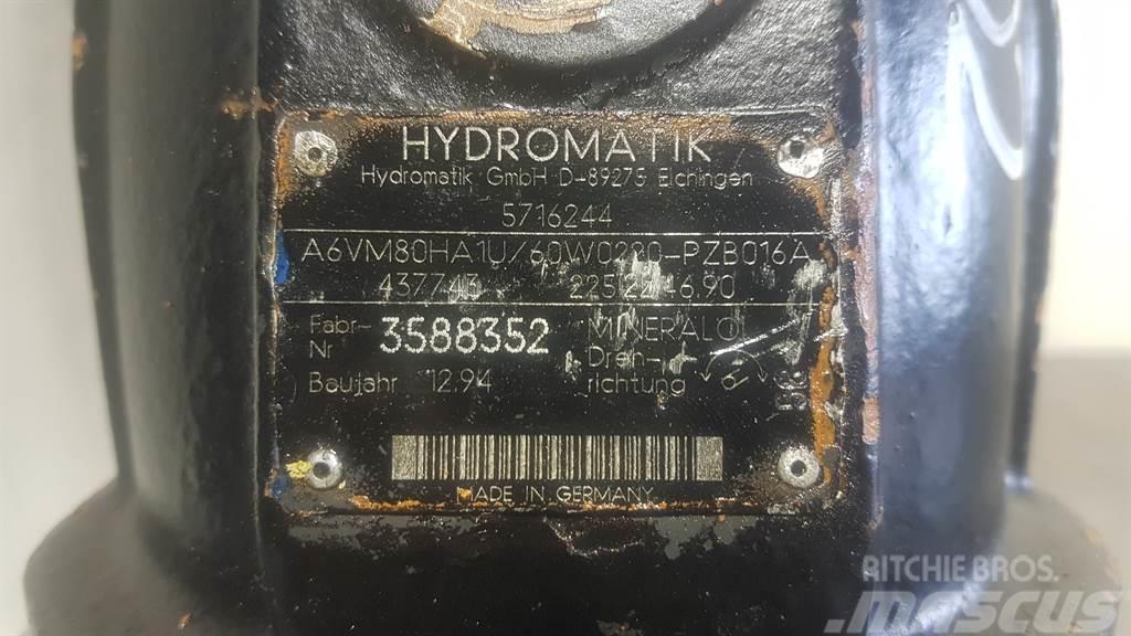 Hydromatik A6VM80HA1U/60W - Drive motor/Fahrmotor/Rijmotor Hydraulique