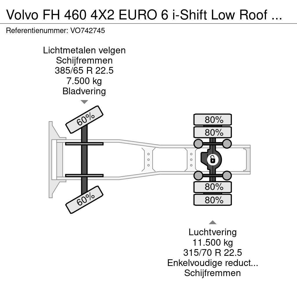 Volvo FH 460 4X2 EURO 6 i-Shift Low Roof APK Tracteur routier