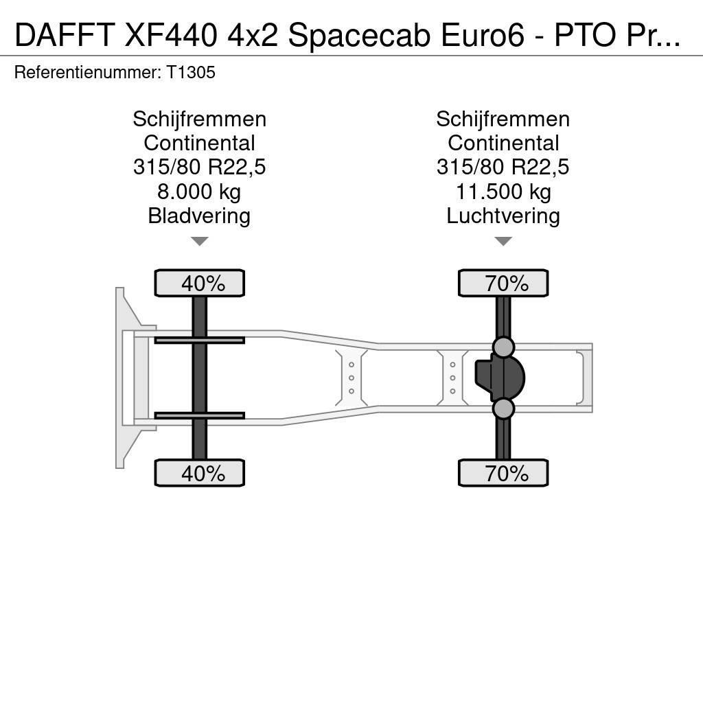 DAF FT XF440 4x2 Spacecab Euro6 - PTO Prep - Alcoa Rim Tracteur routier
