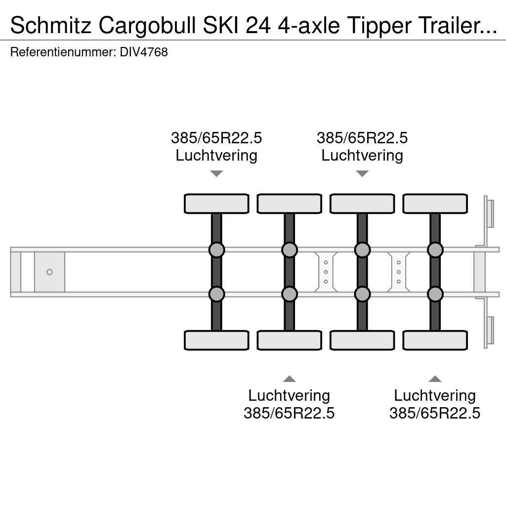 Schmitz Cargobull SKI 24 4-axle Tipper Trailer (4 units) Benne semi remorque