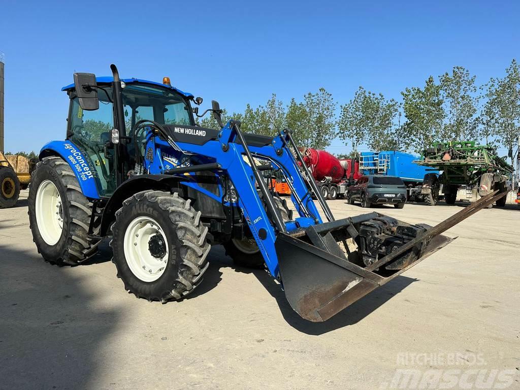 New Holland T5.95 Incarcator Frontal Chargeuse sur pneus