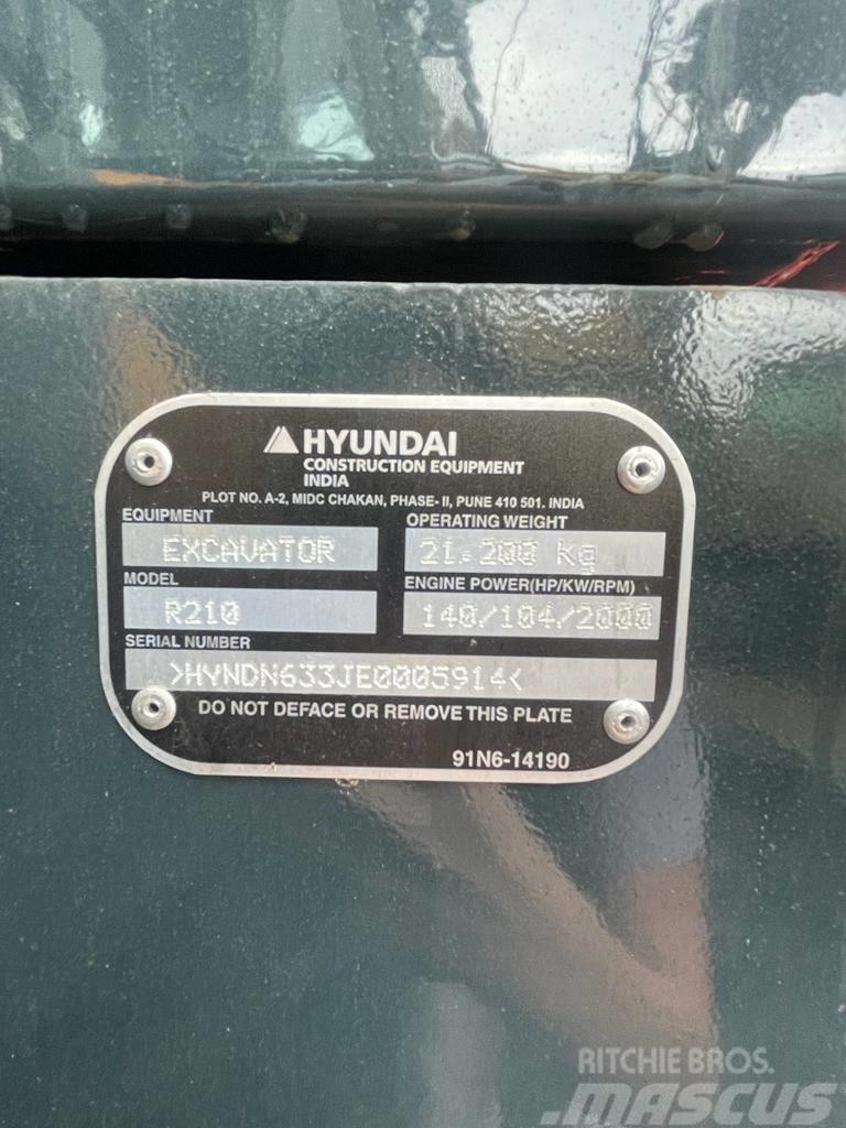 Hyundai R210 Pelle sur chenilles