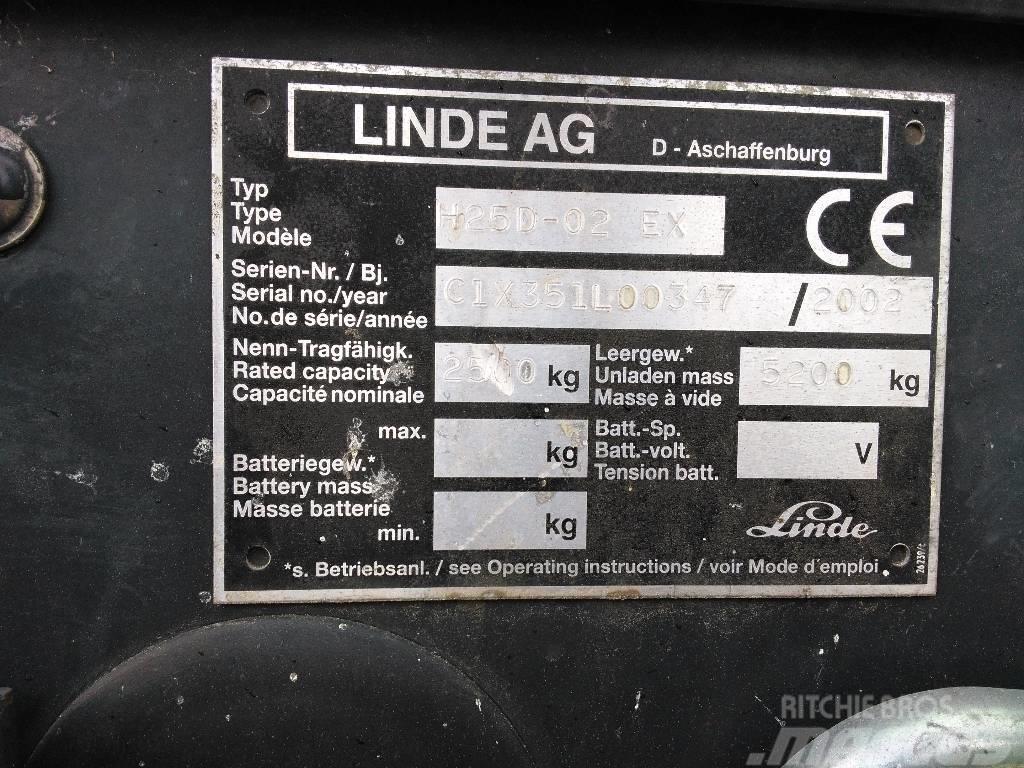 Linde H25 EX (antideflagrante) Chariots diesel