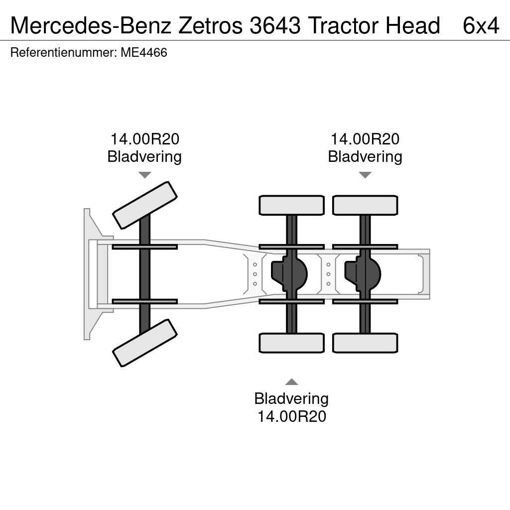 Mercedes-Benz Zetros 3643 Tractor Head Tracteur routier