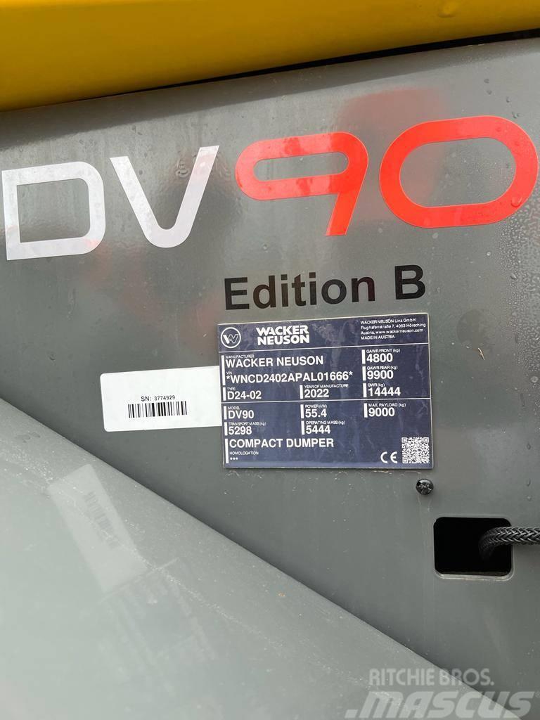 Wacker Neuson DV 90 Remorques à benne basculante