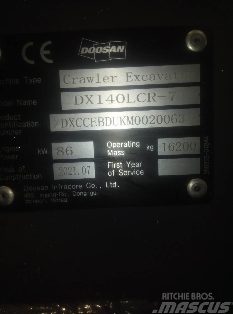 Doosan DX140LCR-7 Pelle sur chenilles