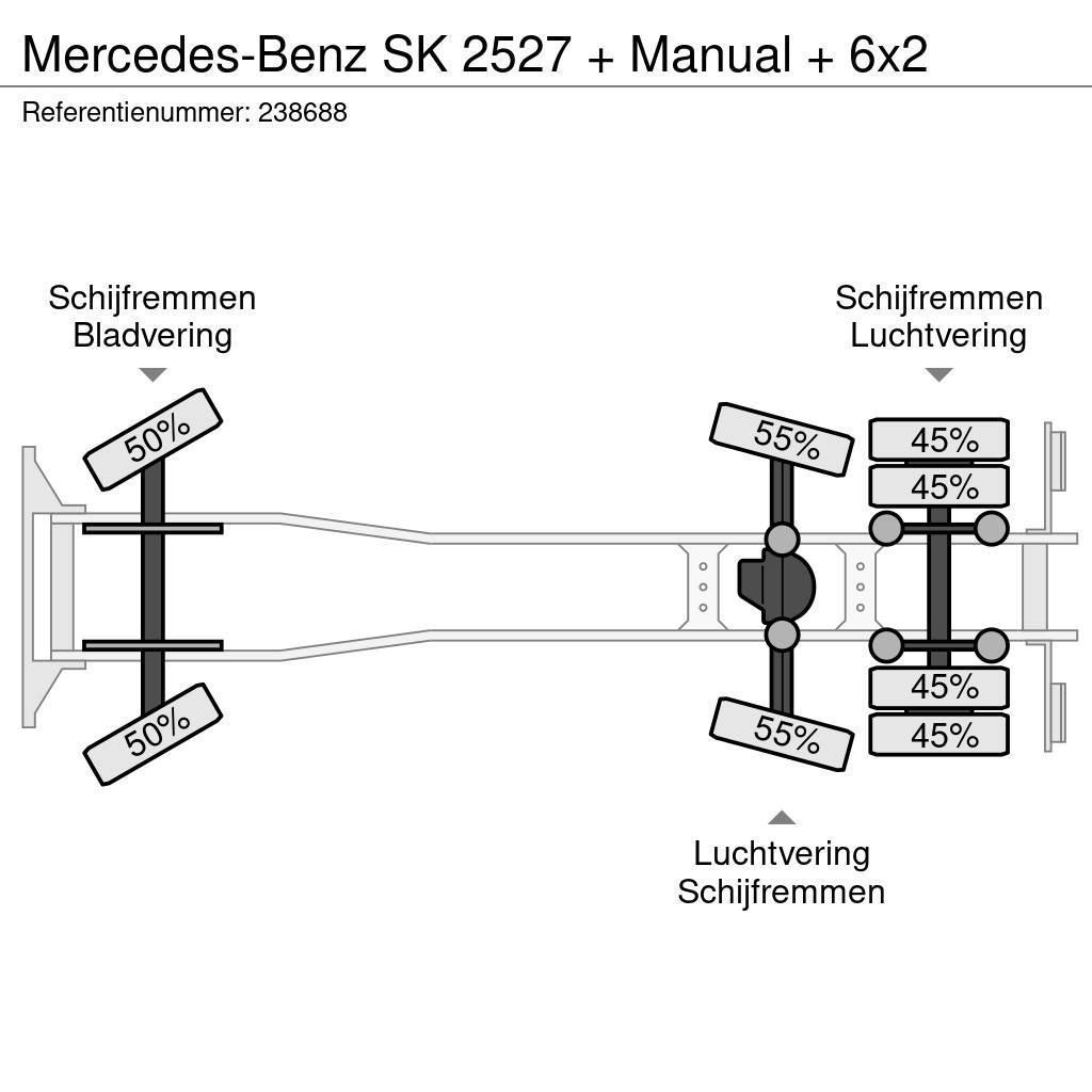Mercedes-Benz SK 2527 + Manual + 6x2 Châssis cabine