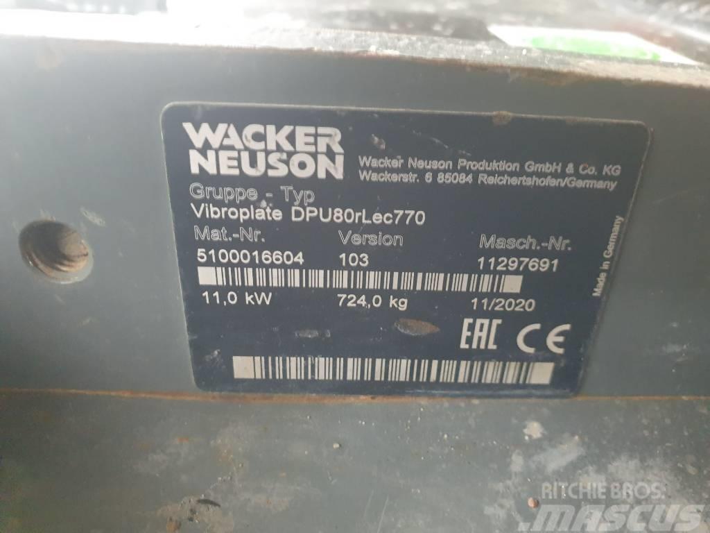Wacker Neuson DPU80rLec770 Plaque vibrante