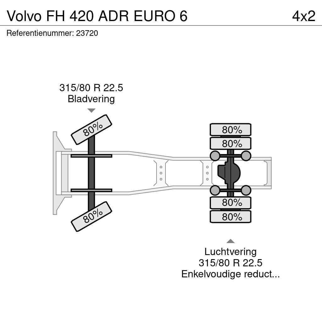 Volvo FH 420 ADR EURO 6 Tracteur routier