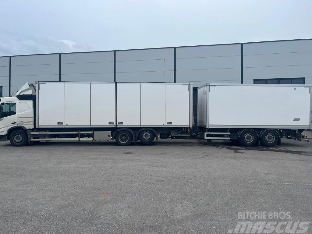 Volvo FM -Truck 21pll + trailer 15pll (36pll)  two truck Camion Fourgon