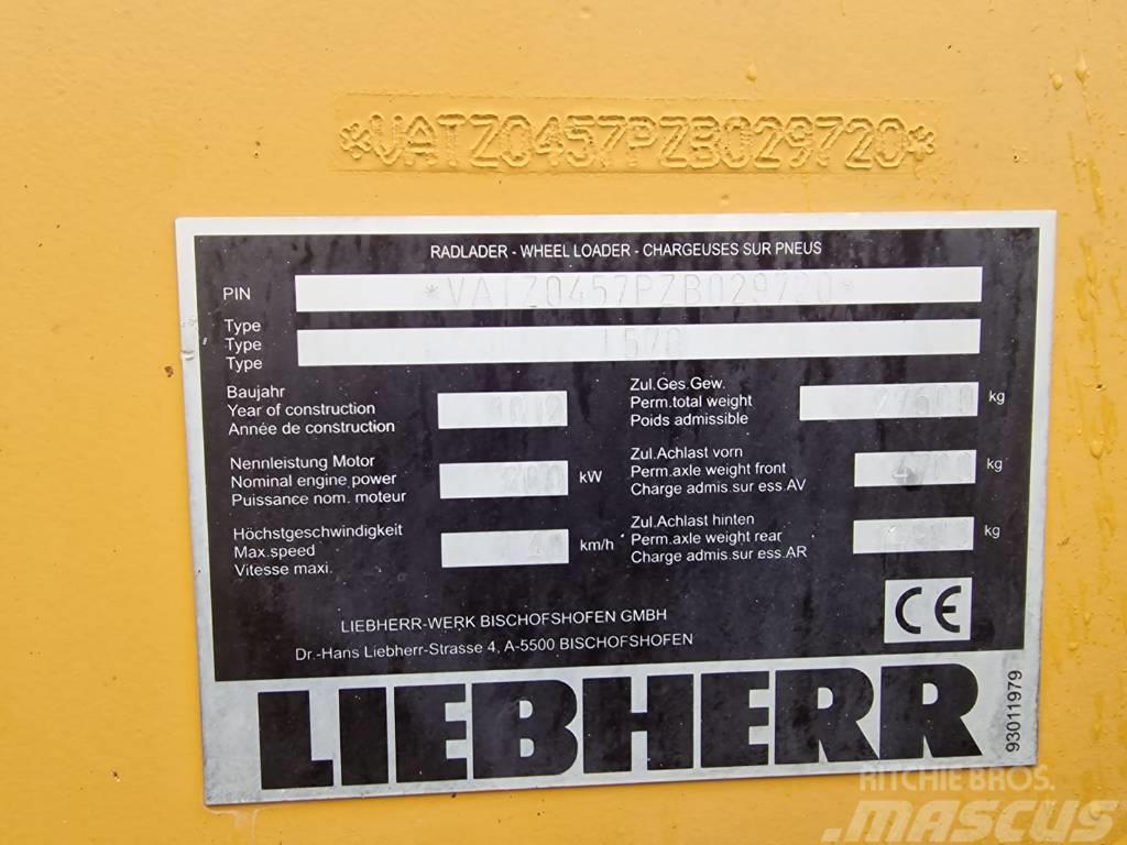 Liebherr L 576 2PLUS2 Bj 2012' Chargeuse sur pneus