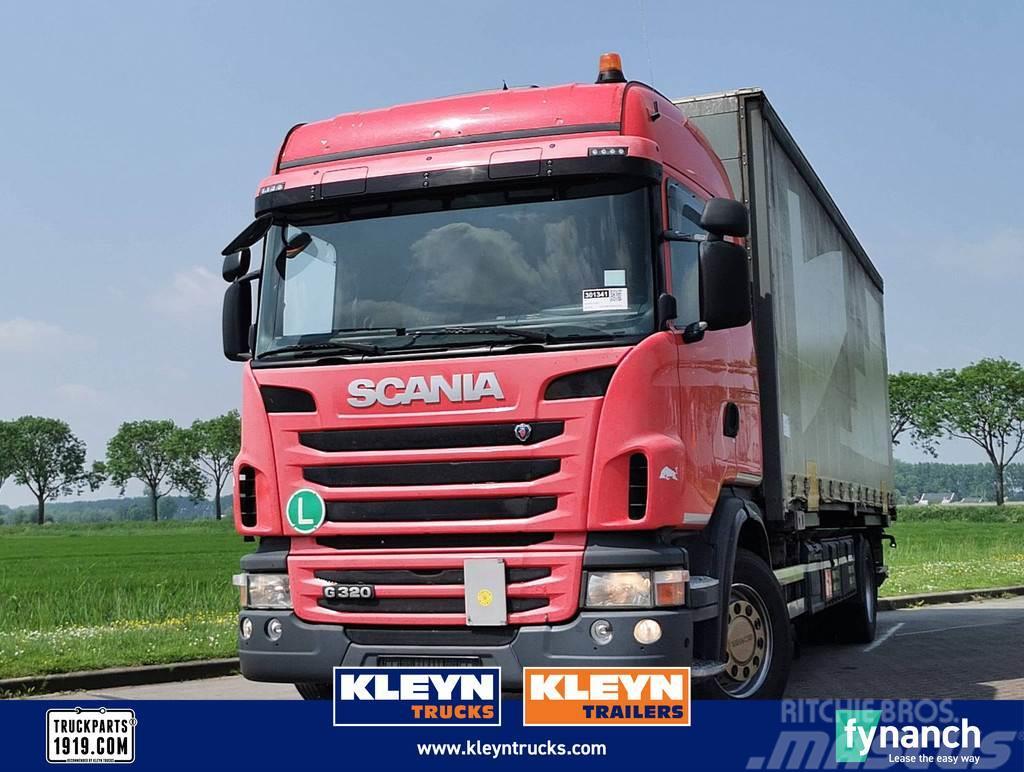 Scania G320 manual taillift Camion à rideaux coulissants (PLSC)
