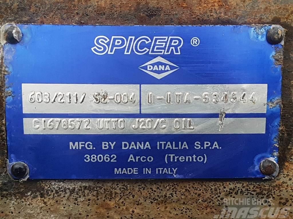 Manitou 180ATJ-Spicer Dana 603/211/52-004-Axle/Achse/As Essieux