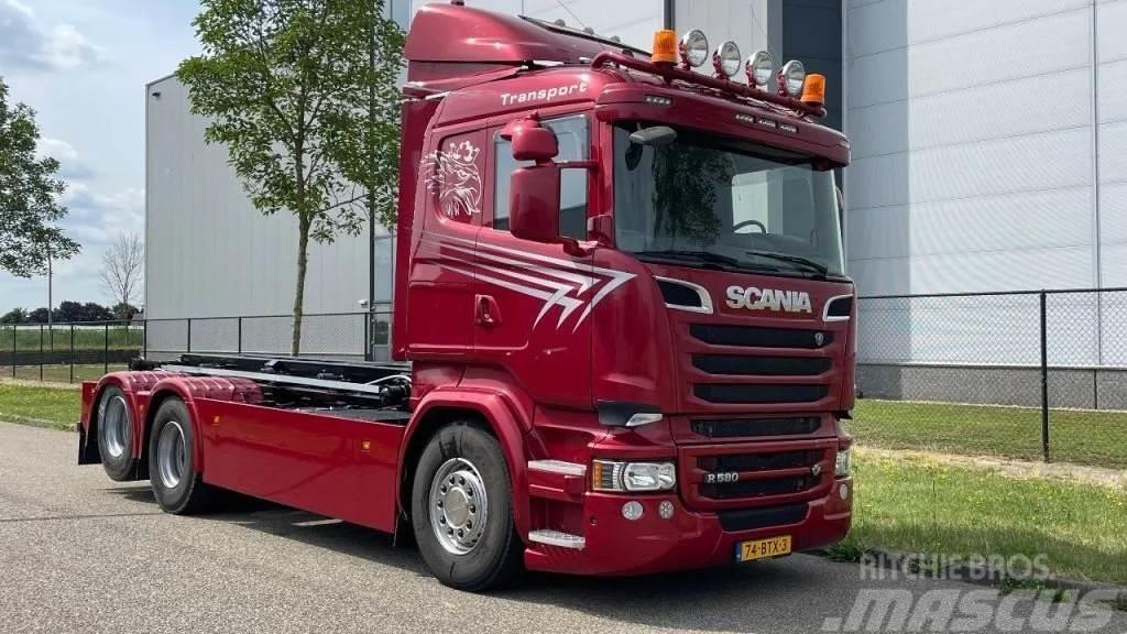 Scania R580 Scania R580 NCH/ euro6 / 6x2 /KING/ retarder Camion ampliroll
