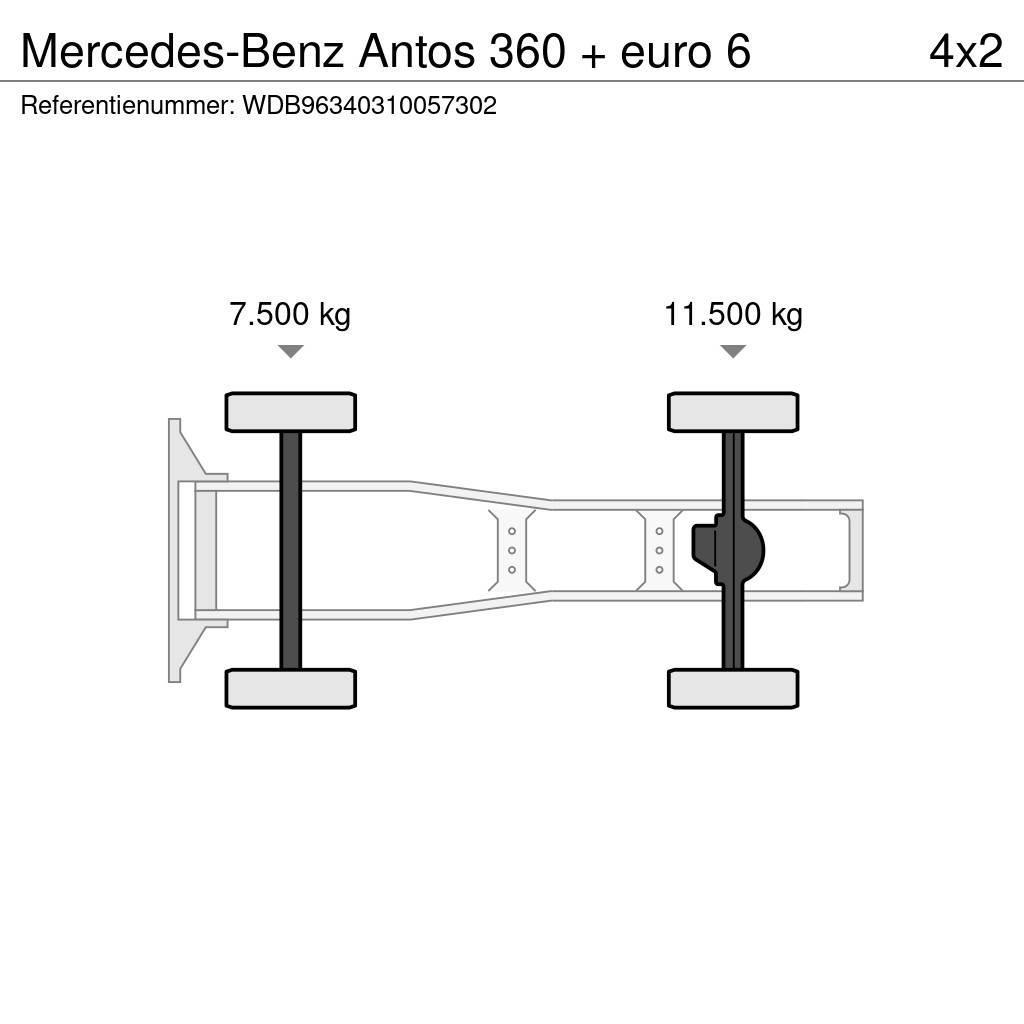 Mercedes-Benz Antos 360 + euro 6 Tracteur routier