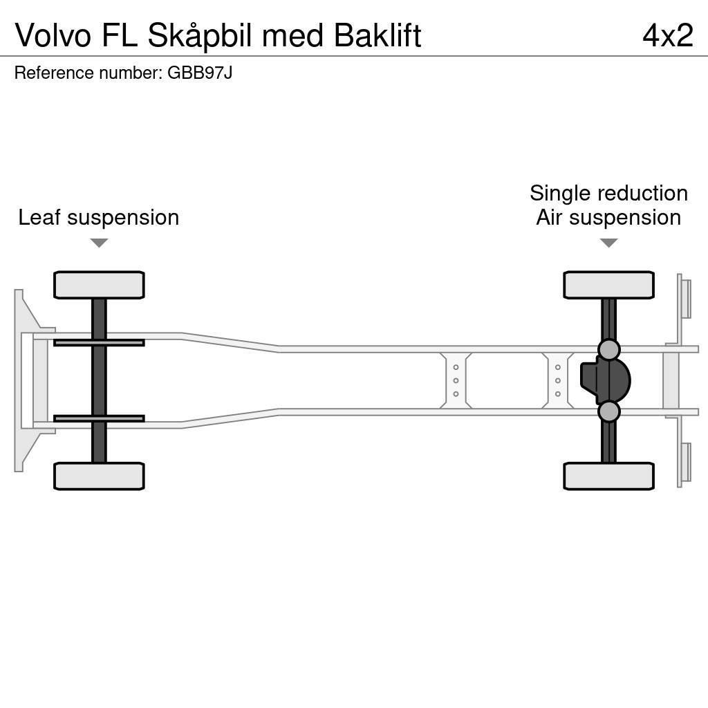 Volvo FL Skåpbil med Baklift Box body trucks